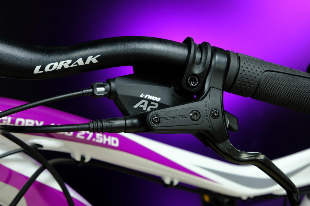 Lorak Glory 100 HD 27.5 Белый/Фиолетовый рама 17 (на рост 155-173)