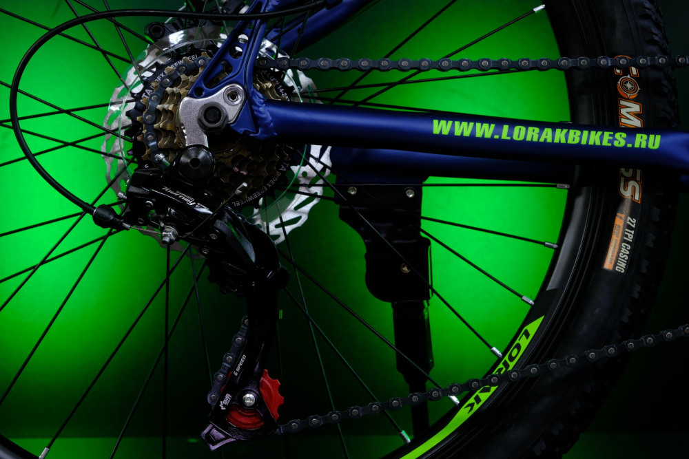 LORAK SHARK 24 BLACK Матовый Синий/Зелёный