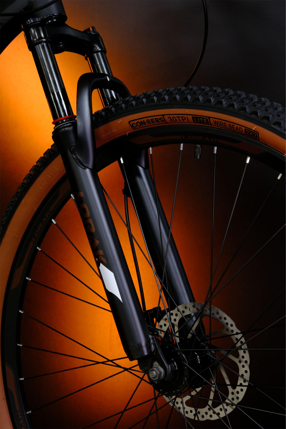 LORAK Fast Brown 29 Матовый Чёрный рама 21 (на рост 183-190)