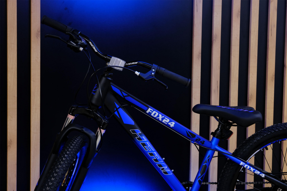 Heam FOX 24 Матовый Чёрный/Синий