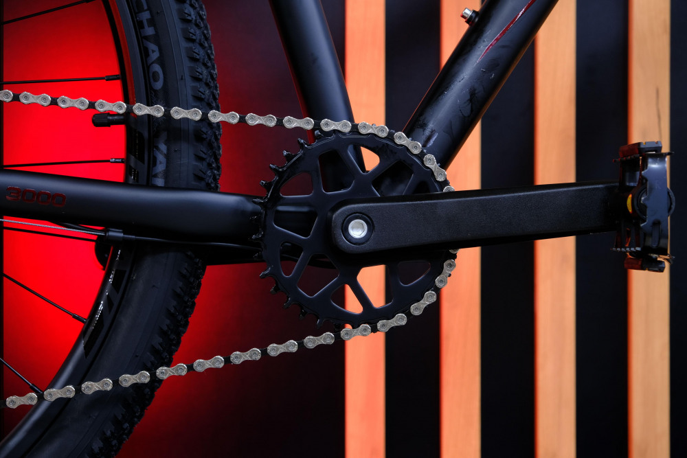 LORAK MT 29 - 3000 Матовый Чёрный/Красный рама 17 (на рост 165-175)